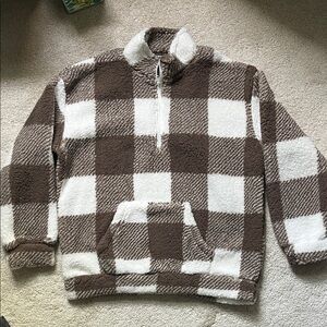Sherpa Plaid Quarter-Zip